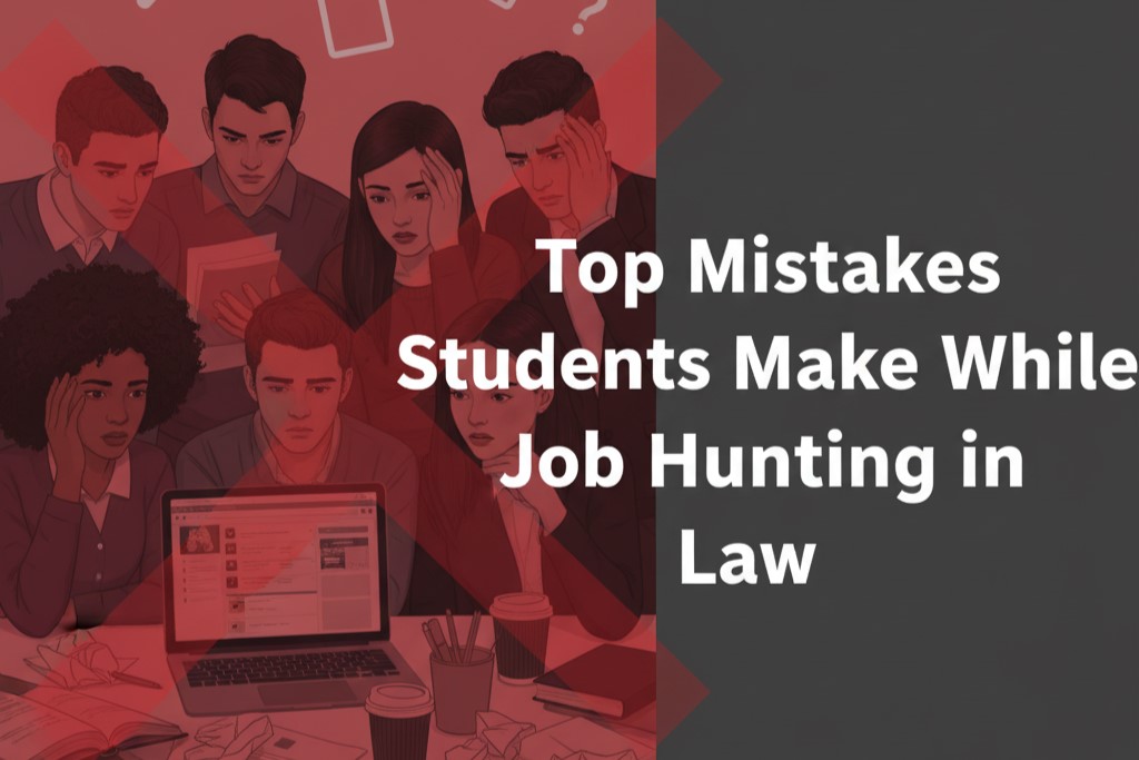 Top Mistakes Students Make While Job Hunting in Law