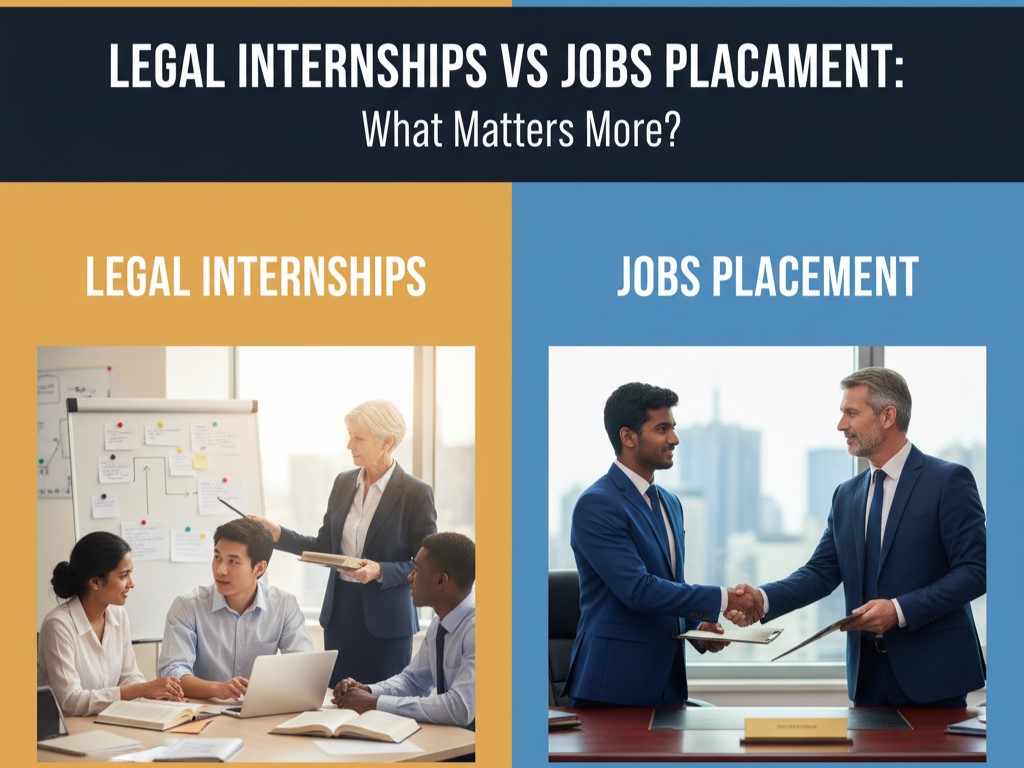 Legal Internships vs Jobs Placement: What Matters More?