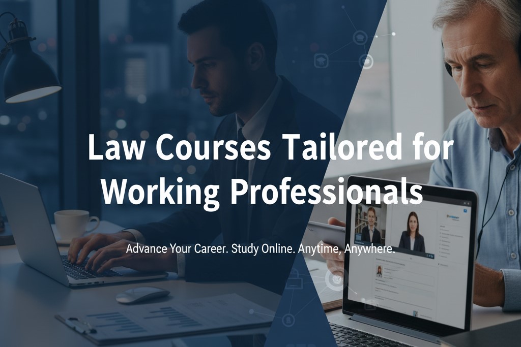 Law Courses Tailored for Working Professionals
