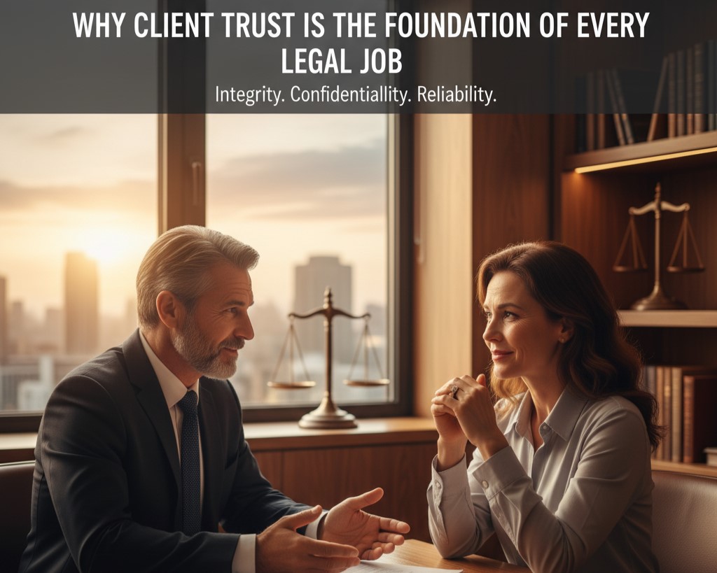 Why Client Trust Is the Foundation of Every Legal Job