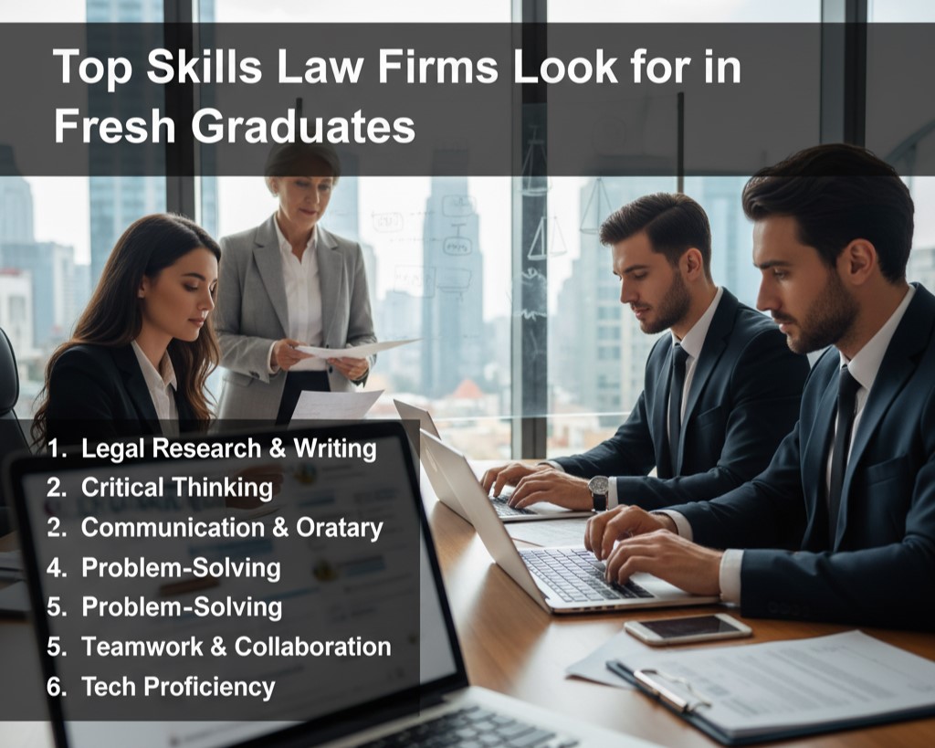 Top Skills Law Firms Look for in Fresh Graduates