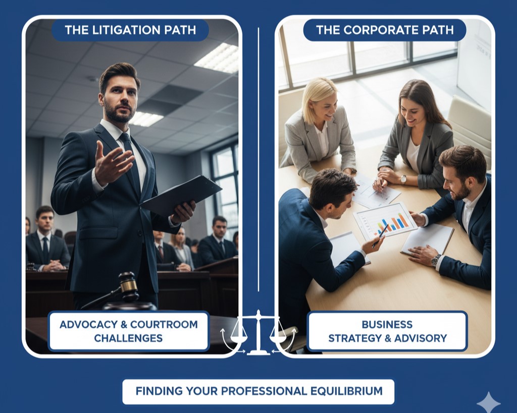 How to Balance Litigation and Corporate Career Choices