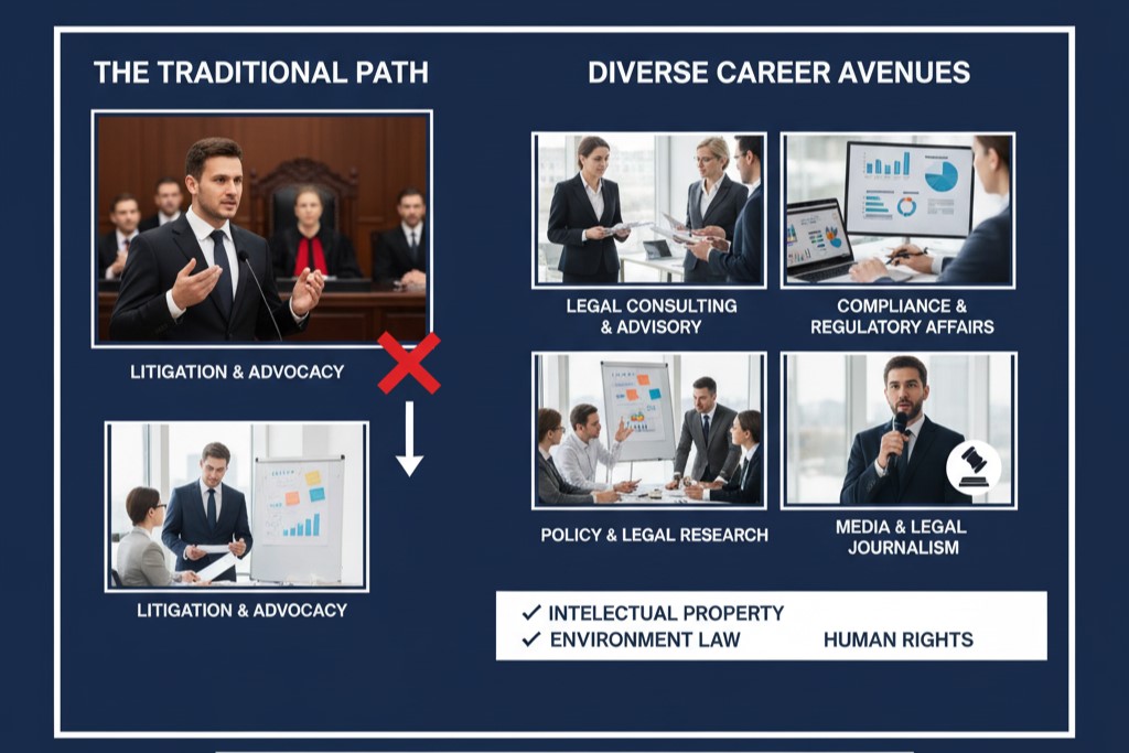 Jobs Beyond Court: Non-traditional Careers for Law Graduates