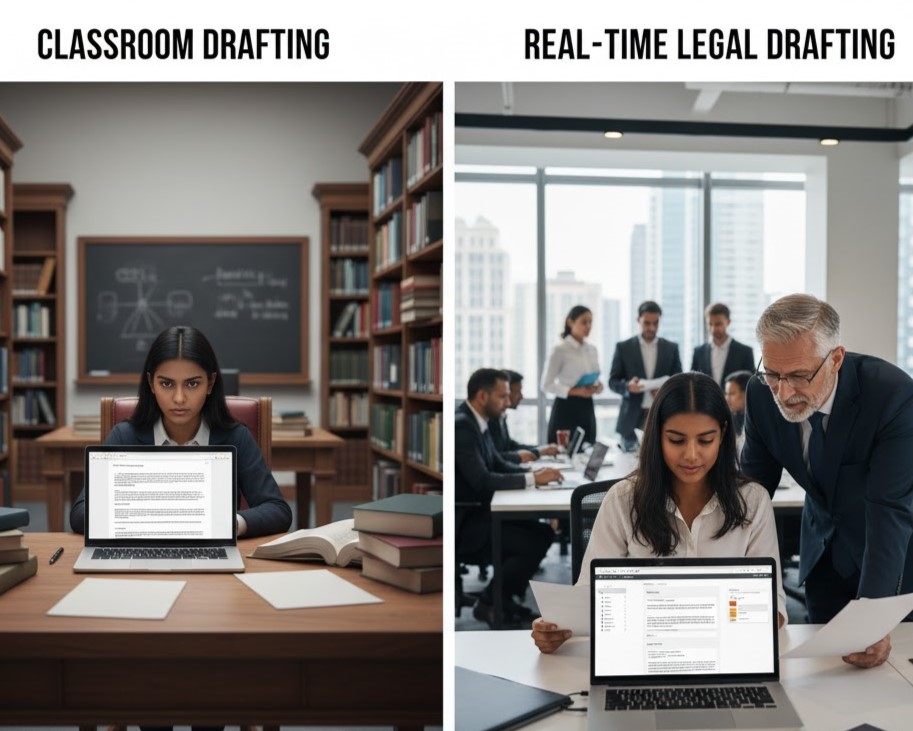 Real-time Legal Drafting vs Classroom Drafting – Key Differences
