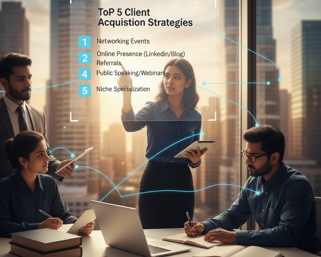 Top 5 Client Acquisition Strategies for Young Lawyers