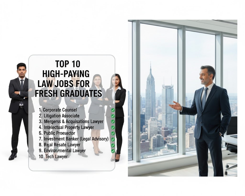 Top 10 High-Paying Law Jobs for Fresh Graduates