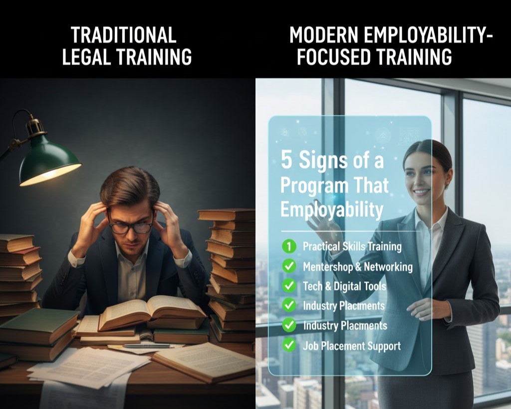 5 Signs a Legal Training Program Guarantees Employability