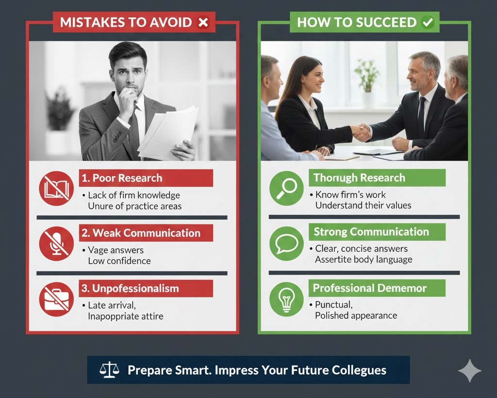 Common Mistakes in Legal Job Interviews and How to Avoid Them